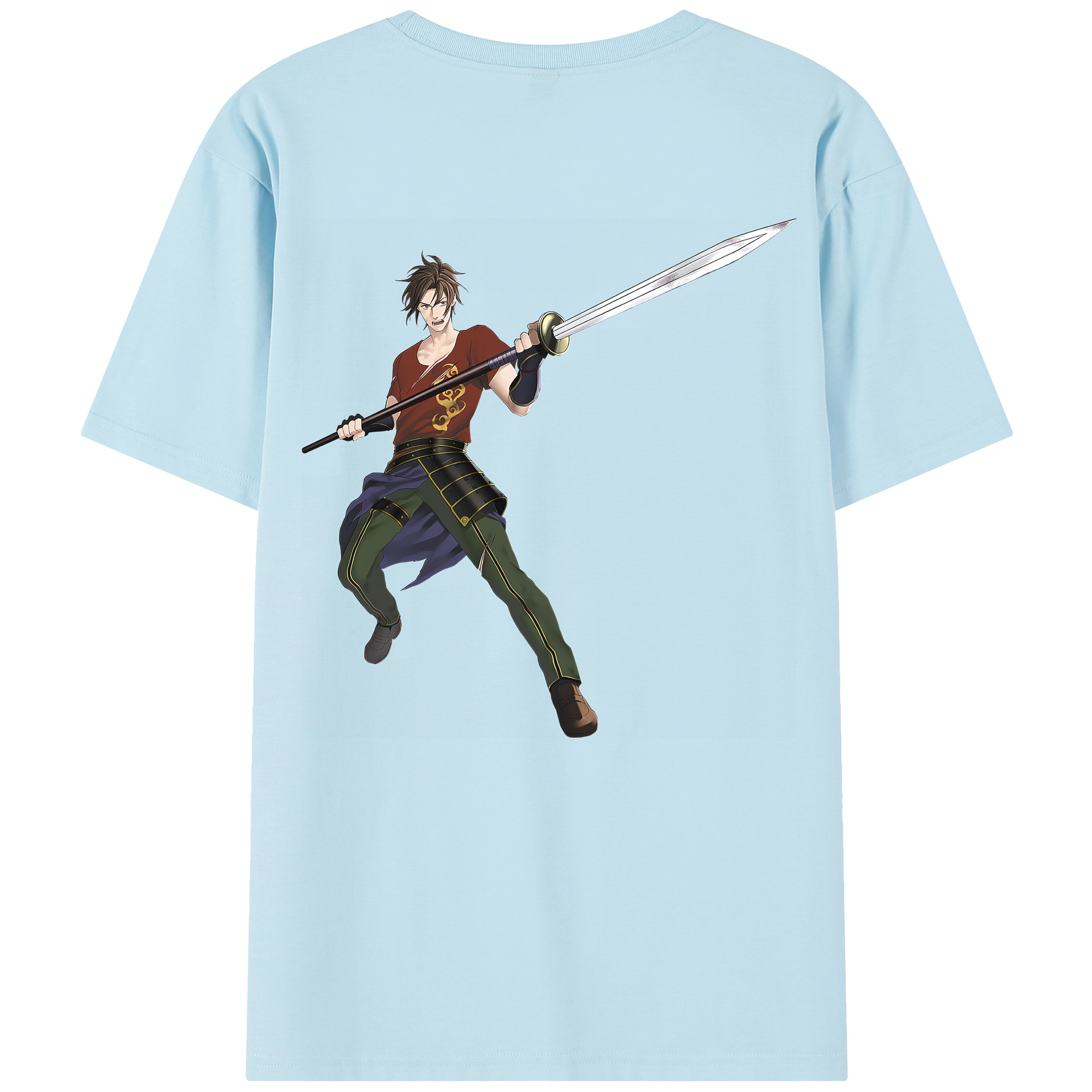 （画像用） 刀剣乱舞 Touken Ranbu 綿100％半袖Tシャツ（背面プリント）
